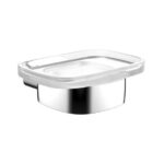 Seifenschale Kristalglas Wandmodell Linie Golf Bad-Accessoires