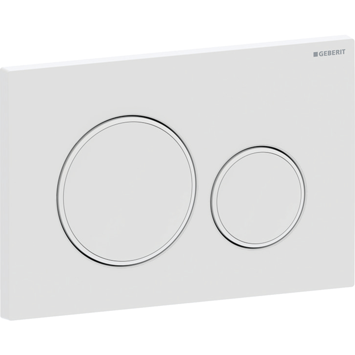 Betätigungsplatte Geberit Sigma 20 Weiss matt