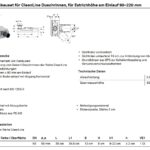 Duschrinnen Geberit CleanLine Rohbauset