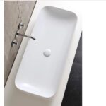 Aufsatzbecken Keramik Azzurra Elegance Soft 45 weiss