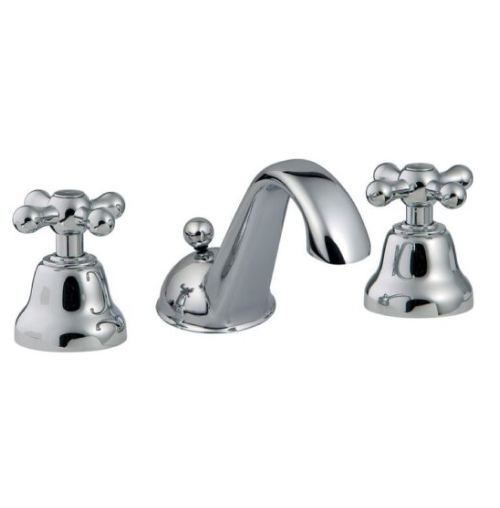 Mischer für Waschtisch Nostalgisch Treemme Romantica 3 Loch