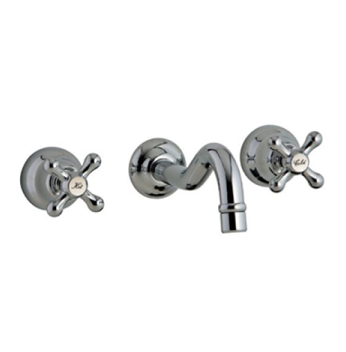 Mischer für Waschtisch Retro Treemme Romantica 3 Loch