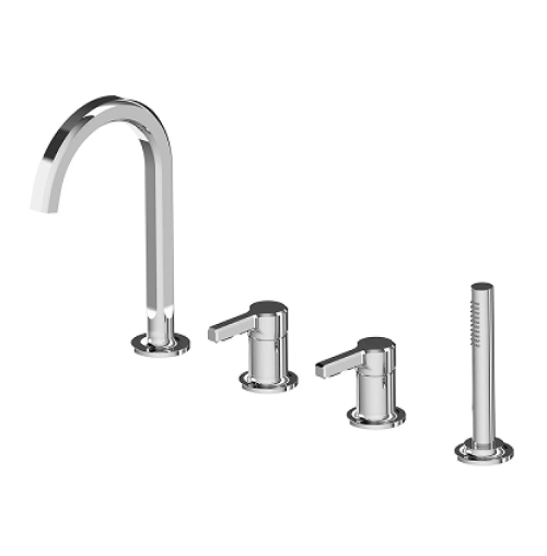 Badewannenrandarmatur 5-Loch Treemme Appia