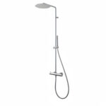 Duschsystem Nickel gebürstet Treemme SHOWERS Rund