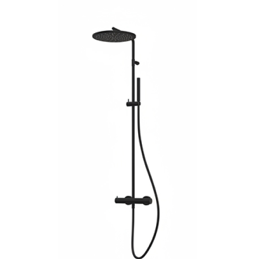 Duschsystem Treemme SHOWERS Schwarz matt 30