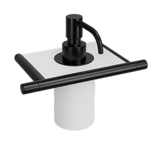 Seifendispenser Corian/PVD 40mm Black Treemme