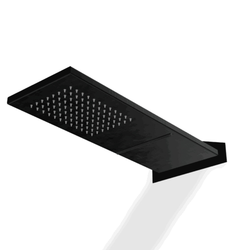 Schwall-Regenbrause Treemme PVD Gun-Metal-Black