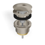 Ablauf Becken Treemme Nickel gebürstet