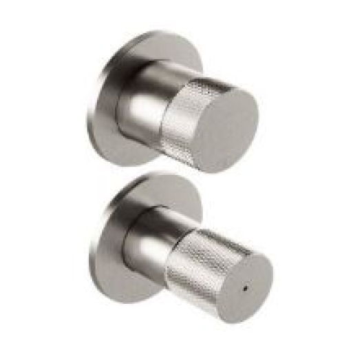 Mischer für Dusche Edelstahl 2Verbraucher Treemme