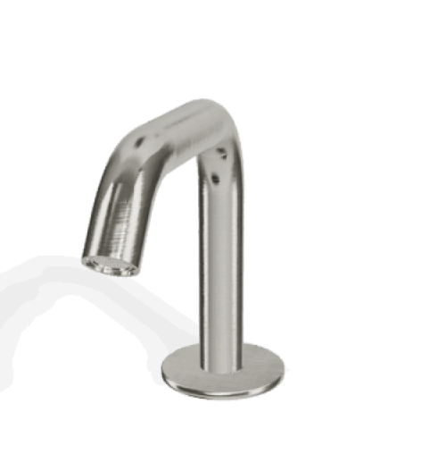 Auslauf stehend Treemme 40mm Edelstahl A=14.8cm