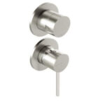 Duschmischer 3Weg Edelstahl Treemme 40 mm