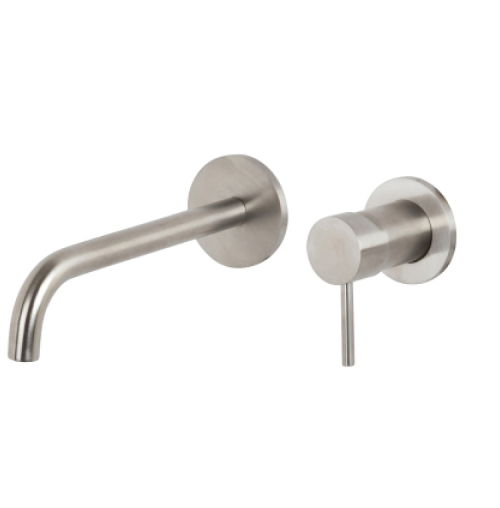 Waschtischmischer Treemme Edelstahl A15 Rosette