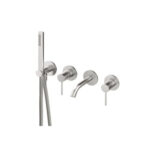 Mischer für Badewanne aus Wand Treemme 40 mm Edelstahl Badewannenarmatur Unterputz