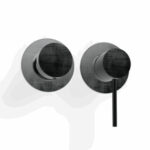 Duscharmatur 3Weg Treemme PVD 40mm Black