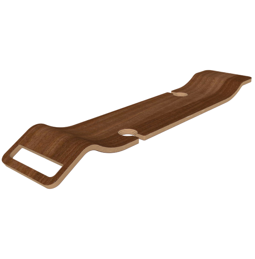 Badewannenbrücke Tombolo 8 Walnuss V+A