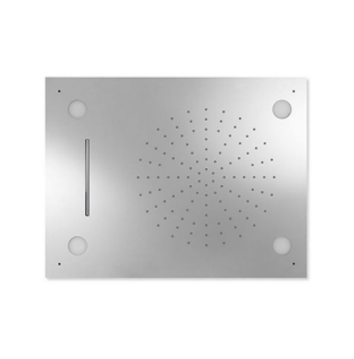 Kopfbrause Deckeneinbau TRES Dusche 50x65 Edelstahl