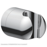Handbrausehalter rund Duravit Chrom glanz