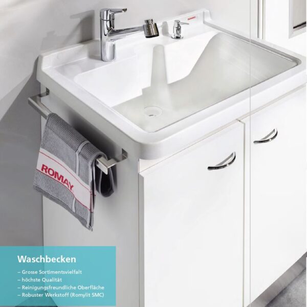 Schrankunterbau Stehend mit Zwei Türen Romay B= 71 cm