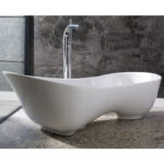 Badewanne freistehend Glanz V+A Cabrits