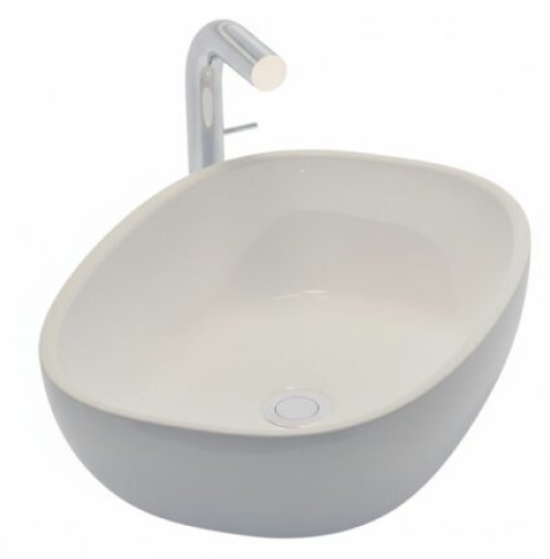 Aufsatzbecken Steinguss V+A Barcelona 64