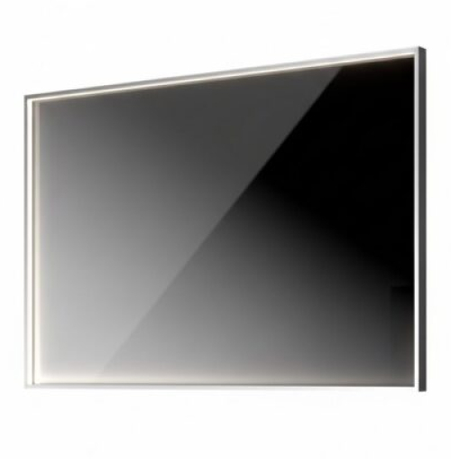 Lichtspiegel NEVIANO schwarz matt B=120