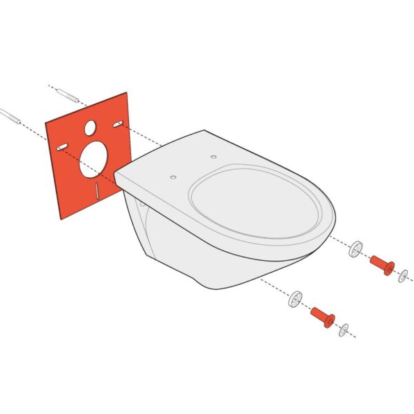 Schallschutzmatte WC HAFNER Schallschutz WC