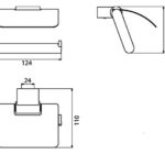 WC-Rollenhalter EMCO "System 2" mit Deckel Chrom Glanz Bad Accessoires