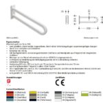 Barrierefrei HEWI Griffe Wandstützgriff Nylon Behindertengerecht