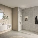 Duschtrennwand KORALLE freistehend AP Profil X77 AP1