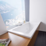 Badewanne Acryl 180x80 Repabad Arosa Ergo Weiss Matt Einbaubadewanne