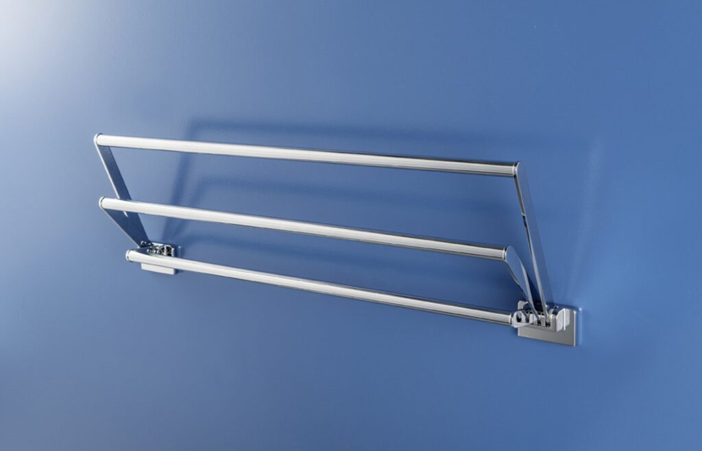 Badetuchstange 3-fach 80cm Bodenschatz Chic 14 chrom