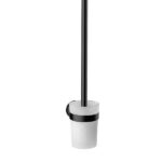 Toilettenbürstengarnitur EMCO EMCO round black Bad-Accessoires