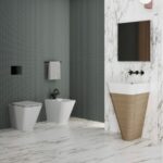 Azzurraceramica Linie Build Standbidet, Stand-WC, Standmöbel