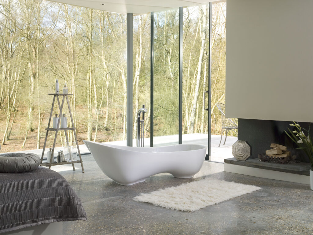 Badewanne freistehend Glanz V+A Cabrits