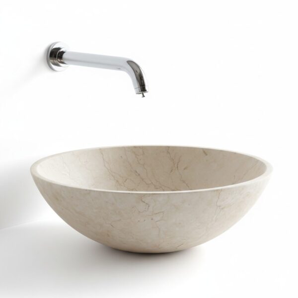 Aufsatzbecken Naturstein GioiaBagno Sunny Yellow D43