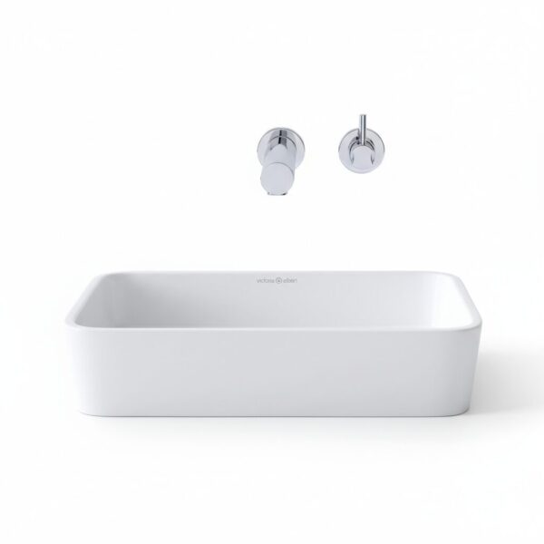 Aufsatzbecken Steinguss V+A Edge