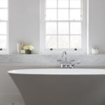 Badewanne freistehend Glanz V+A IONIAN Grau