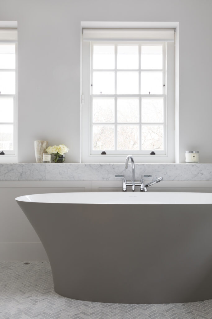 Badewanne freistehend Glanz V+A IONIAN Grau