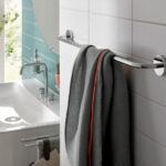 Badetuchstange B 50 cm EMCO EMCO round black
