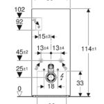 Monolith Geberit Massskizze114