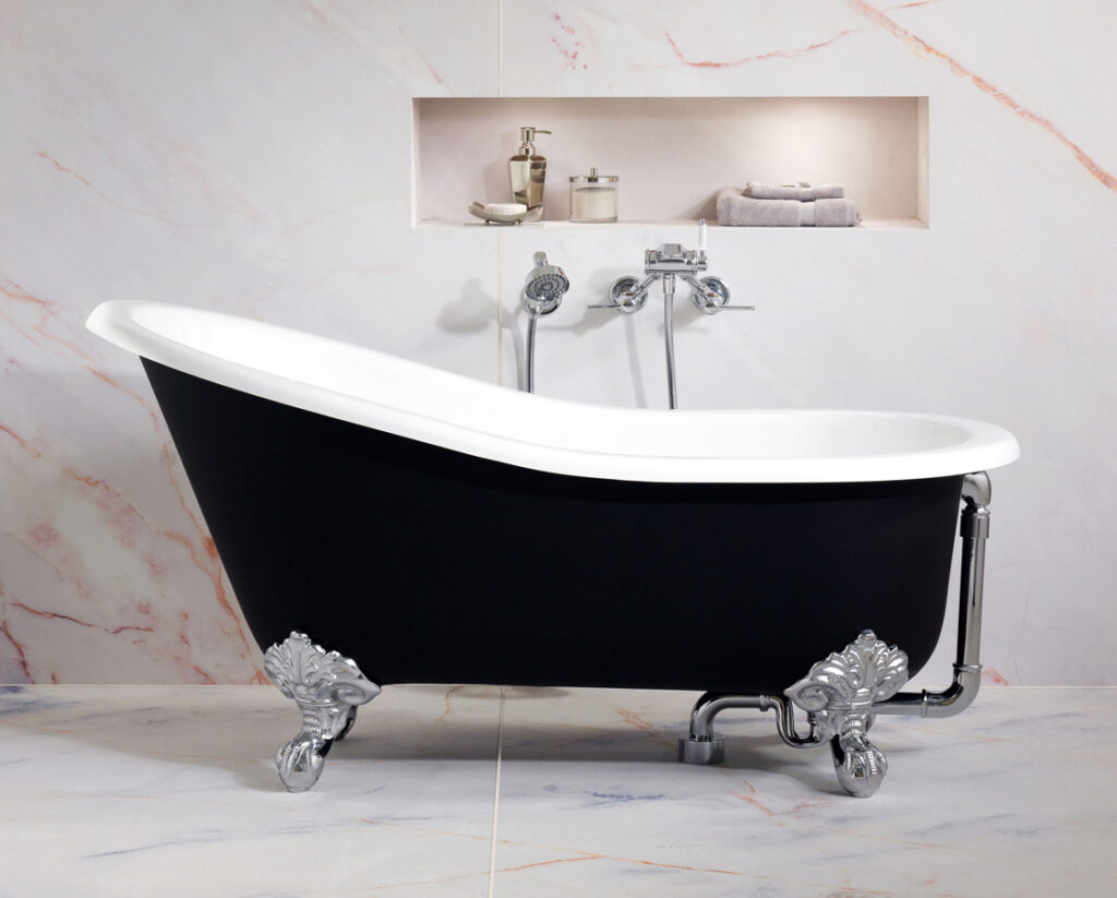 Badewanne freistehend Glanz V+A Shropshire