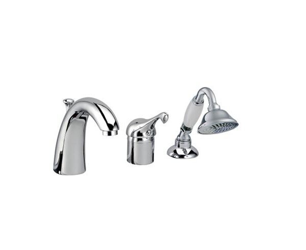 Mischer für Badewanne Randmontage Treemme Piccadilly Nostalgisch Retro Dreiloch