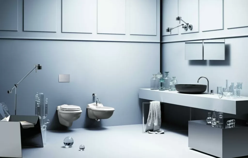 Bidet Stand Azzurra Keramik Nostalgisch Linie Jubiläum