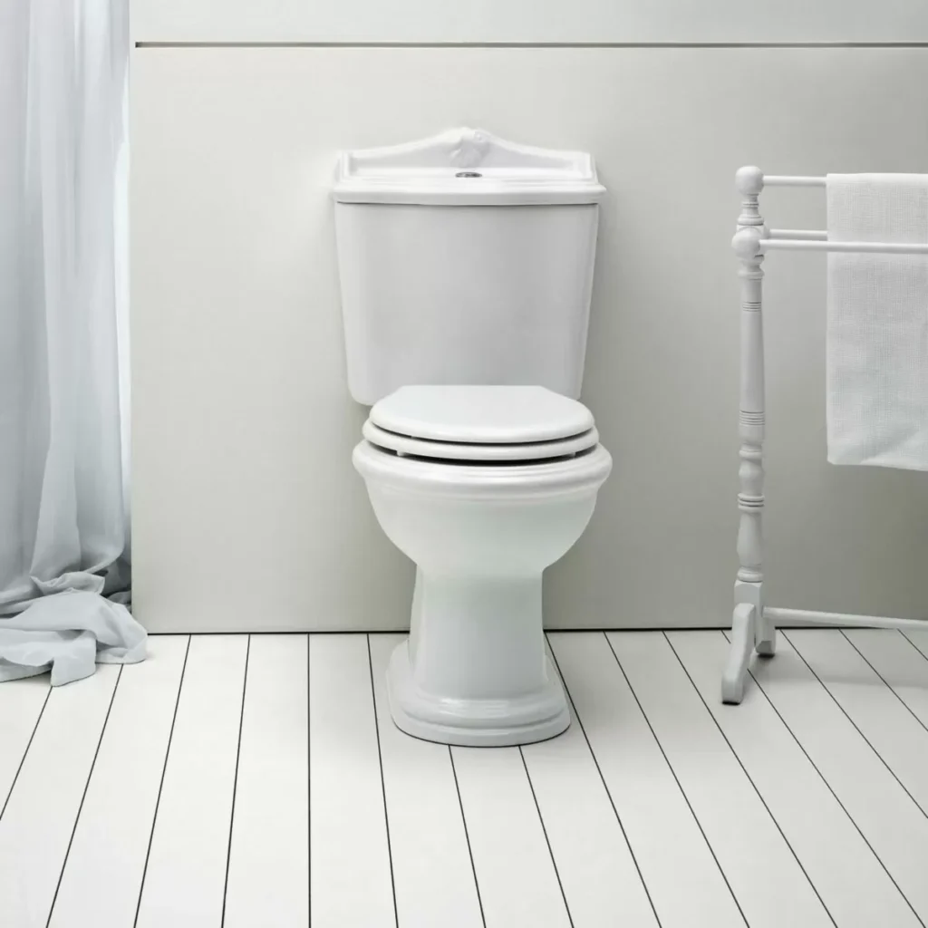 WC Stand Azzurra JUBILAEUM Bodenablauf Nostalgisch