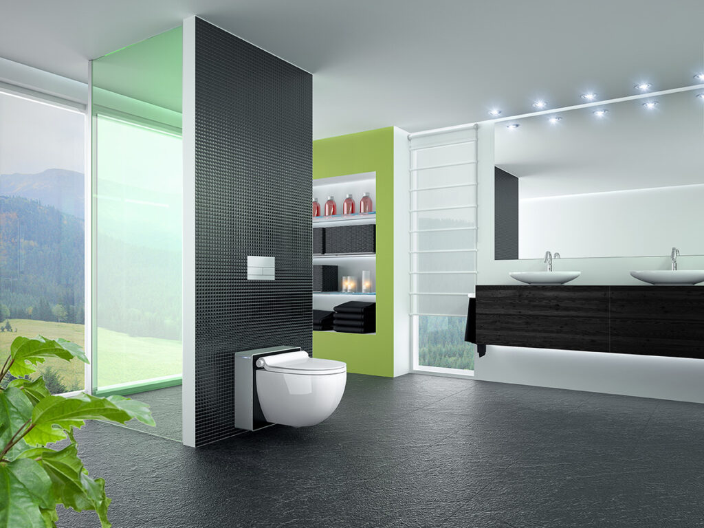 Dusch-WC LAPREVA P1 Dusch-WC weiss glanz