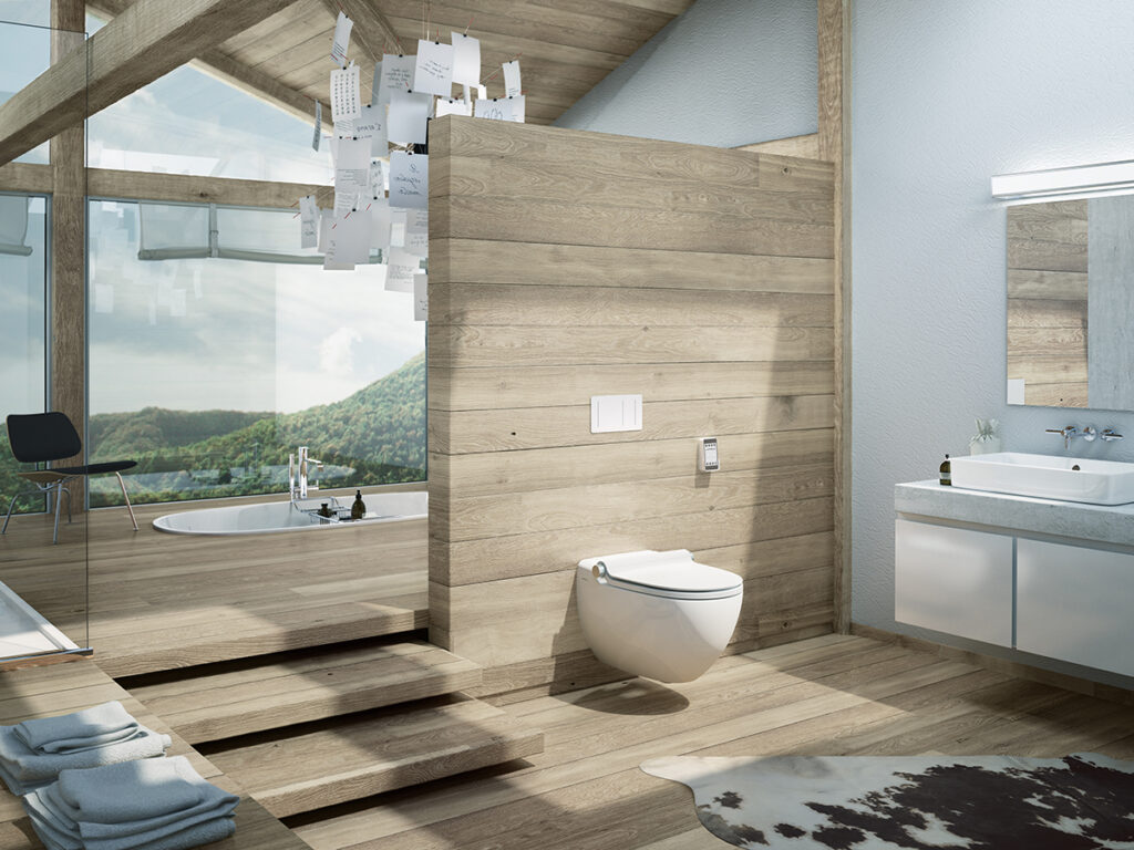 Dusch-WC LAPREVA P2 weiss glanz