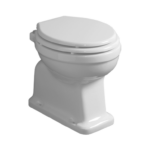 WC Stand Simas Londra Weiss glanz Nostalgisch