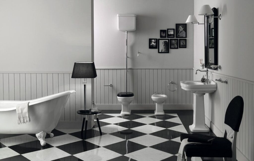 Stand WC & Hochspülkasten Simas Londra Nostalgisch