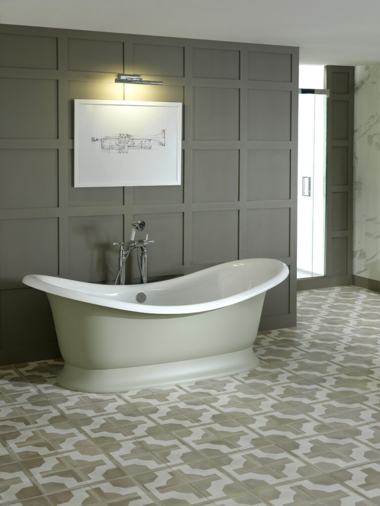 Badewanne freistehend V+A Marlborough grün