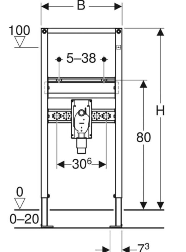 Duofix Geberit Waschtisch UP Siphon – Bild 2